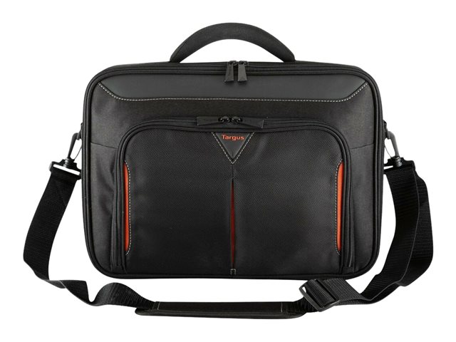 Targus Classic+ Clamshell - Notebook carrying case - 15\" - 15.6\" - black, red