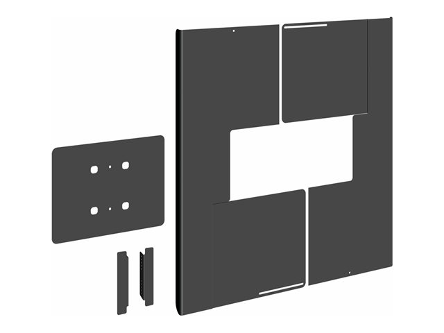 Vogel's PFA 9120 - Bevestigingscomponent (plaat voor achterkant) - voor plat scherm - staal - zwart - schermgrootte: 42\"-47\" - achter plat paneel