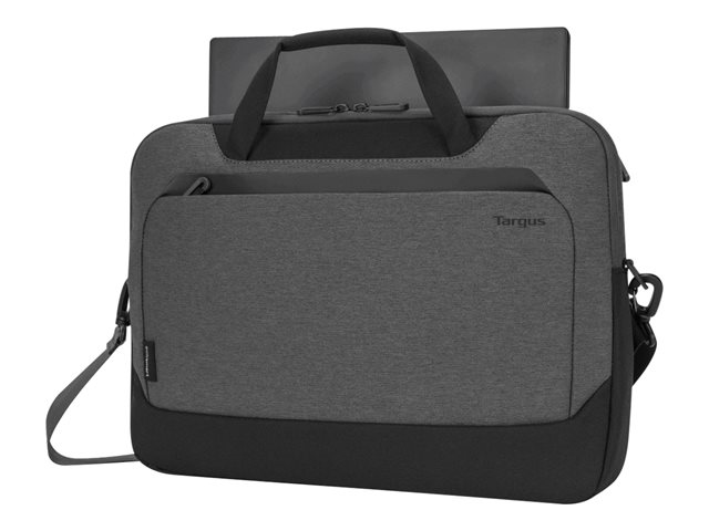 Targus Cypress Briefcase with EcoSmart - Notebook carrying case - 15.6\" - grey