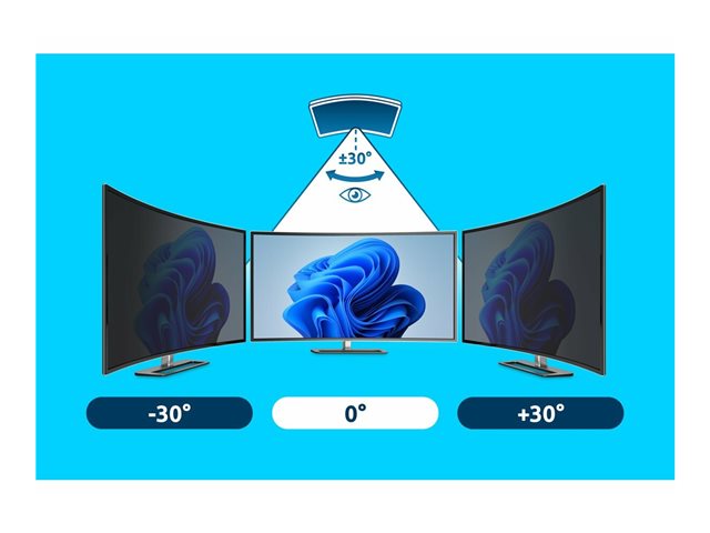 Privacy Screen Filter for 34 inch Monitor 21:9 DellC3422WE - 2-Way Removable