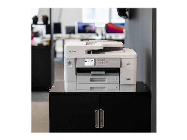 Brother MFC-J6955DW - Multifunction printer - colour - ink-jet - A3/Ledger (media) - up to 25 ppm (copying) - up to 30 ppm (printing) - 600 sheets - 33.6 Kbps - USB 2.0, LAN, Wi-Fi(n), NFC, USB 2.0 host