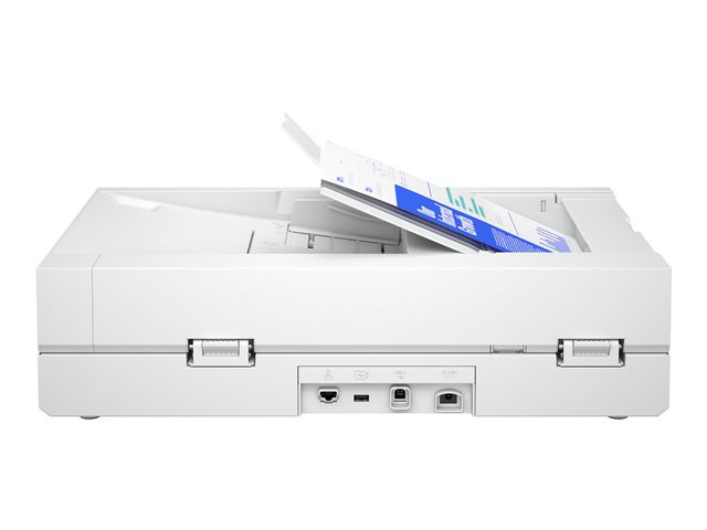HP Scanjet Pro N4600 fnw1 - Document scanner - Contact Image Sensor (CIS) - Duplex - 216 x 5362 mm - 600 dpi x 1200 dpi - up to 40 ppm (mono) / up to 40 ppm (colour) - ADF (100 sheets) - up to 6000 scans per day - USB 3.0, Gigabit LAN, Wi-Fi(n)