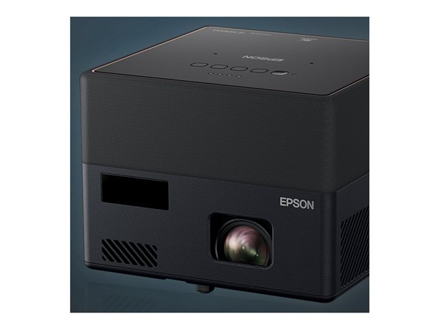 Epson EF-12 - 3LCD projector - portable - 1000 lumens (white) - 1000 lumens (colour) - Full HD (1920 x 1080) - 16:9 - black - Android TV