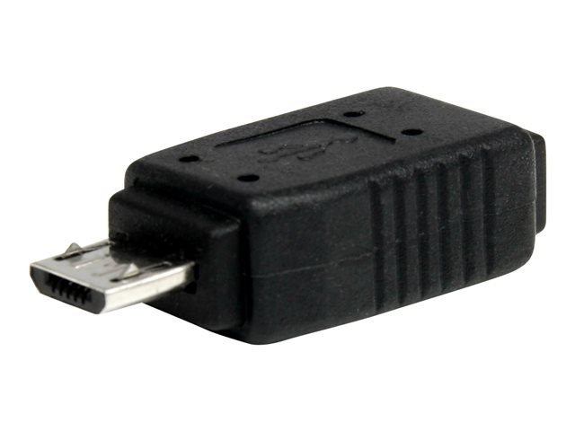 StarTech.com Micro USB to Mini USB 2.0 Adapter M/F - Micro to Mini USB Adapter - Mini USB Adapter - Micro USB to Mini USB (UUSBMUSBMF) - USB adapter - Micro-USB Type B (M) to mini-USB Type B (F) - black - for P/N: USB2HABM1M, USB2HABM50CM, USB2PCARBK, USB2PCARBKS, USBLT2PCARW, USBUB2PCARB