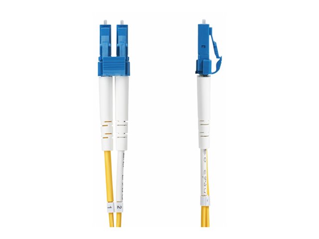 StarTech.com 10m (32.8ft) LC to LC (UPC) OS2 Single Mode Duplex Fiber Optic Cable, 9/125µm, Laser Optimized, 10G, Bend Insensitive, Low Insertion Loss - LSZH Fiber Patch Cord (SMDOS2LCLC10M) - Patch cable - LC/UPC single-mode (M) to LC/UPC single-mod