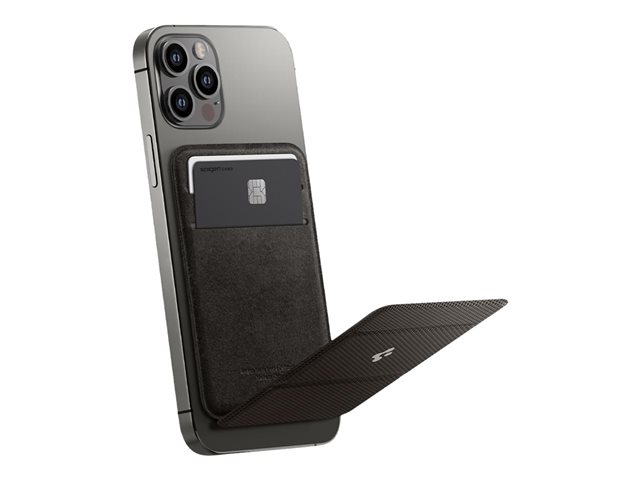 Spigen Apple iPhone 14 / iPhone 13 / iPhone 12 Magnetic Magsafe Card Wallet Smart Fold MagFit Gunmetal