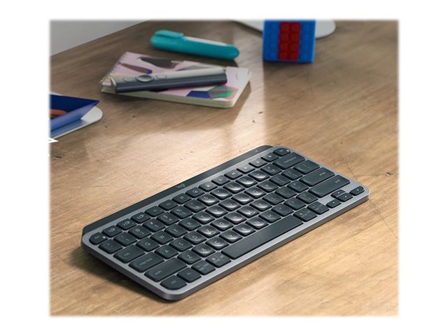 Logitech MX Keys Mini for Business - Keyboard - backlit - wireless - Bluetooth LE - QWERTY - International English - graphite