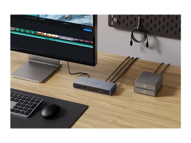 Targus HyperDrive - Docking station - for notebook - USB-C / Thunderbolt 4 - 11-slot - HDMI, 2 x Thunderbolt - 2.5GbE