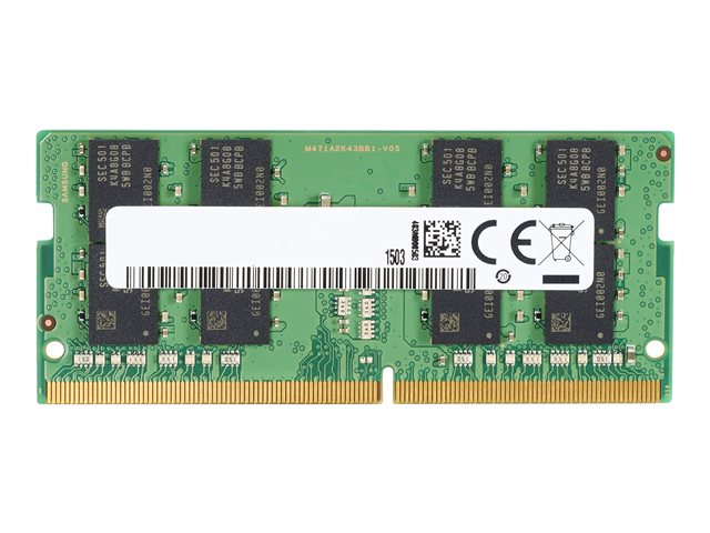 HP - DDR4 - module - 4 GB - SO-DIMM 260-pin - 3200 MHz / PC4-25600 - 1.2 V - unbuffered - non-ECC - for Elite Slice G2 (SODIMM), EliteDesk 705 G5 (SODIMM), EliteOne 800 G5 , 800 G6, 800 G8, ProDesk 400 G5 (SODIMM), 400 G6 (SODIMM), 600 G5 (SODIMM), 600 G6 (SODIMM), ProOne 400 G6, 440 G6, 600 G6