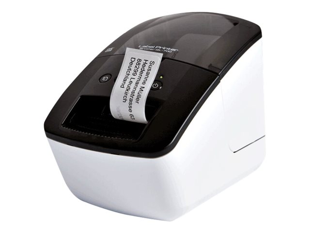 Brother QL-700 - Label printer - direct thermal - Roll (6.2 cm) - 300 x 600 dpi - up to 150 mm/sec - USB - cutter