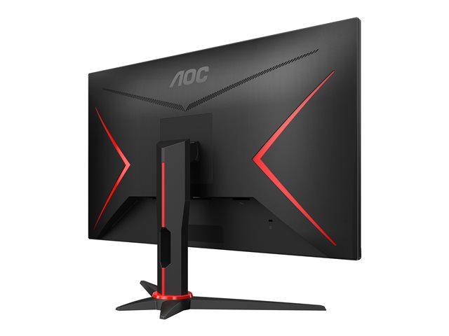 AOC Gaming 24G2SPAE/BK - G2 Series - LED monitor - gaming - 23.8" - 1920 x 1080 Full HD (1080p) @ 165 Hz - IPS - 300 cd/m² - 1000:1 - 1 ms - 2xHDMI, VGA, DisplayPort - speakers - black, red
