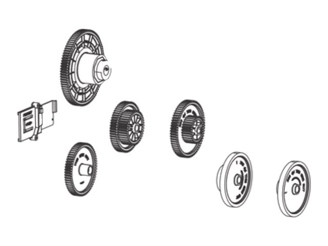 KIT DRIVE GEARS ZT2000 FOR SER