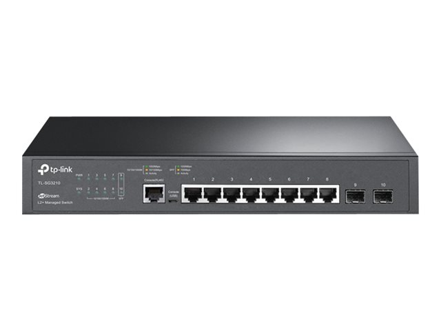 TP-Link JetStream TL-SG3210 - Switch - Managed - 8 x 10/100/1000 - desktop, rack-mountable