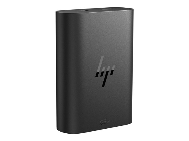 HP - USB-C power adapter - halogen-free, left connector - AC 115/230 V - 65 Watt - Europe