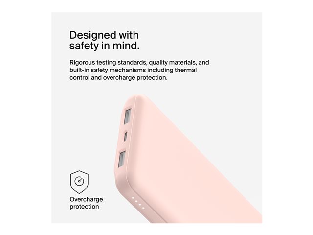 Belkin 10000 mAmp POWER BANK ROSE GOLD