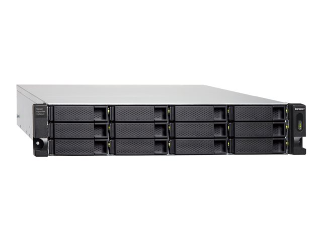 QNAP TL-R1200C-RP - Hard drive array - 12 bays (SATA-600) - USB 3.2 Gen 2 (external) - rack-mountable - 2U