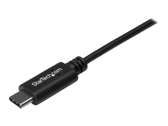 StarTech.com USB C to USB Cable - 3 ft / 1m - USB A to C - USB 2.0 Cable - USB Adapter Cable - USB Type C - USB-C Cable (USB2AC1M) - USB cable - 24 pin USB-C (M) to USB (M) - USB 2.0 - 1 m - black - for P/N: HB30C1A1CPD, HB30C3A1CFBW, HB30C3AGEPD, HB30C3APDW, HB30C4ABW, ST4200MINIC