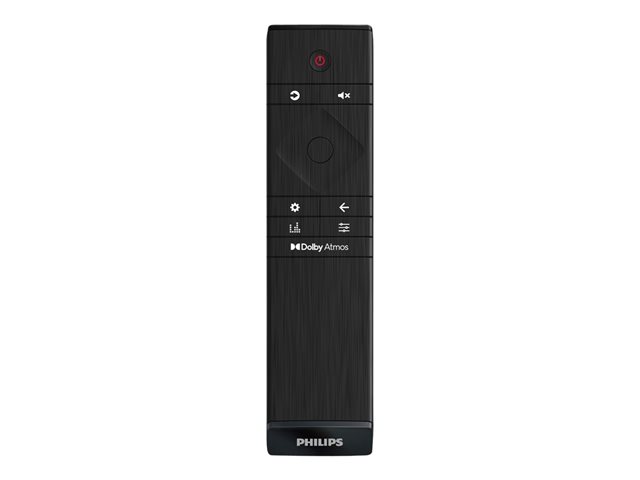 Philips Fidelio TAFB1 - Sound bar - for home theatre - 7.1.2-channel - wireless - Bluetooth, Wi-Fi - App-controlled - USB - 310 Watt - black