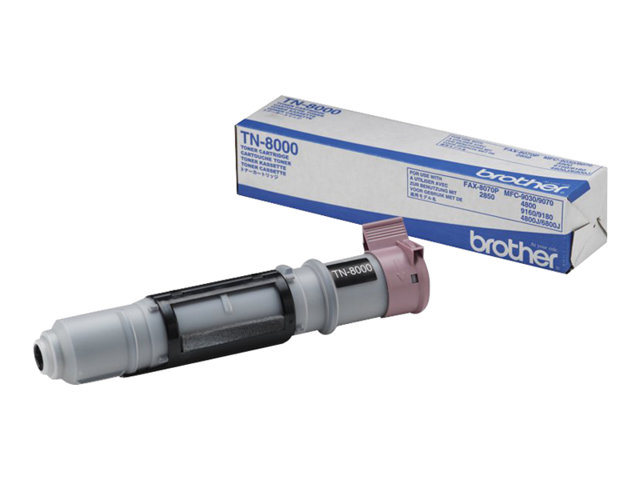 Brother TN8000 - Black - original - toner cartridge - for Brother MFC-4800, MFC-9030, MFC-9070, MFC-9160, MFC-9180, FAX-2850, 8070P