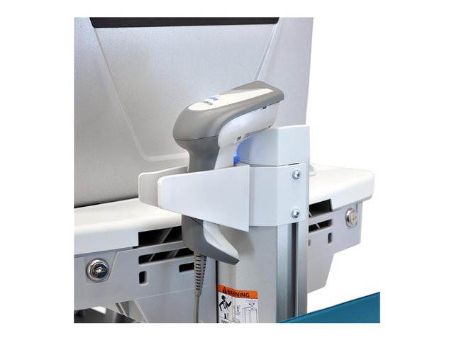 Ergotron StyleView sv40 - Cart - Patented Constant Force Technology - for LCD display / PC equipment - with LCD pivot - lockable - medical - aluminium, zinc-plated steel, high-grade plastic - grey, white, polished aluminium - screen size: up to 24\"