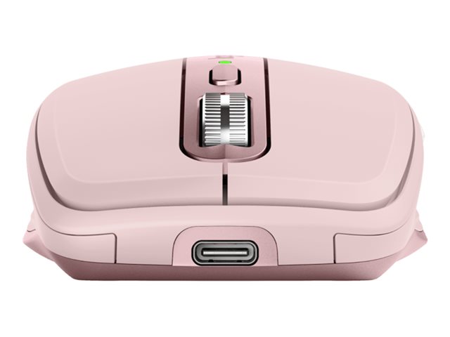 Logitech MX Anywhere 3S - Mouse - optical - 6 buttons - wireless - Bluetooth - rose