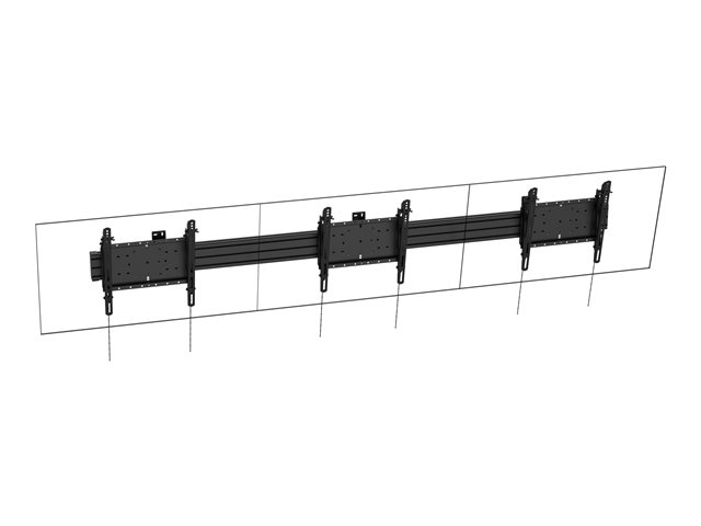K/VISION Menu Wall Mount Land 3 x 43\"