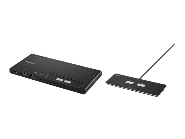 Belkin Modular Secure Single Head - KVM switch - 2 x KVM port(s) - 1 local user - desktop - TAA Compliant