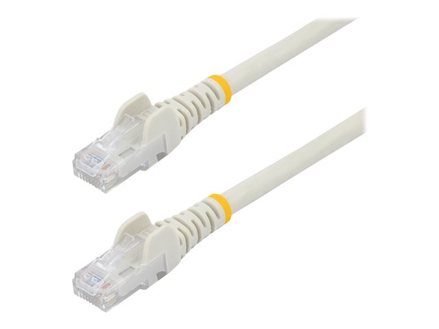 StarTech.com 1m CAT6 Ethernet Cable, 10 Gigabit Snagless RJ45 650MHz 100W PoE Patch Cord, CAT 6 10GbE UTP Network Cable w/Strain Relief, White, Fluke Tested/Wiring is UL Certified/TIA - Category 6 - 24AWG (N6PATC1MWH) - Patch cable - RJ-45 (M) to RJ-45 (M) - 1 m - UTP - CAT 6 - snagless - white