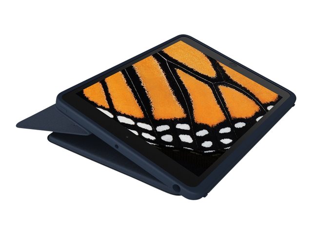 Logitech Rugged Combo 3 Touch for Education - Keyboard and folio case - with trackpad - Apple Smart connector - QWERTY - UK - academic - for Apple 10.2-inch iPad (7th generation, 8th generation, 9th generation)