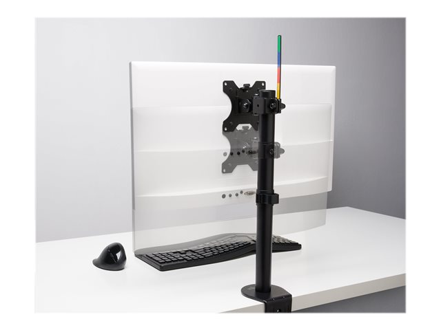 Kensington SmartFit Ergo Single Monitor Arm - Mounting kit - adjustable arm - for Monitor - black - screen size: up to 34\" - desktop, C-clamp, grommet, desk-mountable