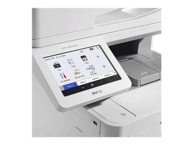 Brother MFC-L9670CDN - Multifunction printer - colour - laser - A4/Legal (media) - up to 40 ppm (copying) - up to 40 ppm (printing) - 620 sheets - 33.6 Kbps - Gigabit LAN, USB 2.0, USB 2.0 host, NFC