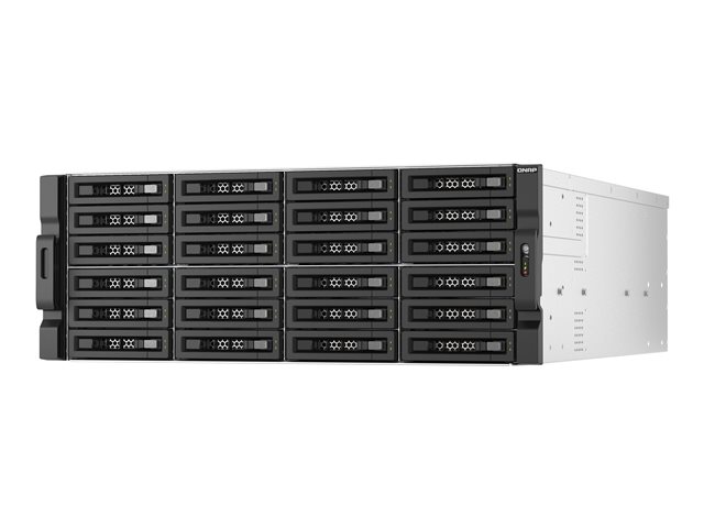 QNAP TL-R2400PES-RP - Hard drive array - 24 bays (SATA-600) - PCIe x8 (external) - rack-mountable - 4U