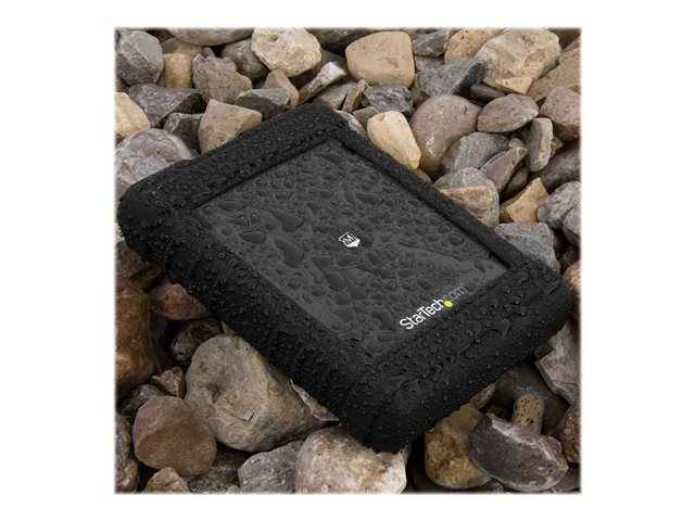 StarTech.com USB 3.0 to 2.5\" SATA SSD/HDD Enclosure - UASP Enhanced External Hard Drive Enclosure - MIL-STD-810G Rated Case (S251BRU33) - Storage enclosure - 2.5\" - SATA 6Gb/s - SATA 6Gb/s, USB 3.0 - black - for P/N: HB30C1A1CPD, HB30C3AGEPD, HB30C3APDW, HB30C4AB, HB30C4ABW, HB30C4AFPD, HB30C4AFS