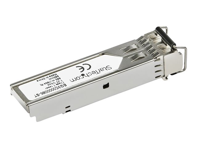StarTech.com Citrix EG3C0000086 Compatible SFP Module, 1000BASE-SX, 1GbE Multimode Fiber MMF Optic Transceiver, 1GE Gigabit Ethernet SFP, LC Connector, 550m, 850nm, DDM, Mini GBIC Module - Lifetime Warranty (EG3C0000086-ST) - SFP (mini-GBIC) transceiver module (equivalent to: Citrix EG3C0000086) - GigE - 1000Base-SX - LC multi-mode - up to 550 m - 850 nm