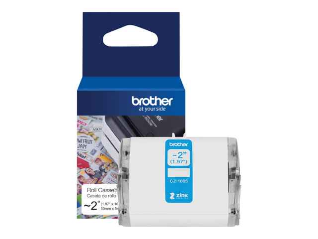 Brother CZ-1005 - Roll (5 cm x 5 m) 1 roll(s) continuous labels - for Brother VC-500W