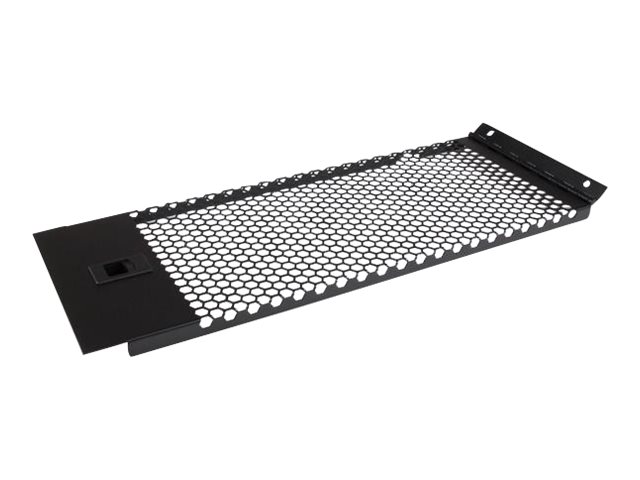 4U Vented Blank Panel with Hinge - Server Rack Filler Panel - Improve the organization appearance of your rack while maintaining easy access and airflow