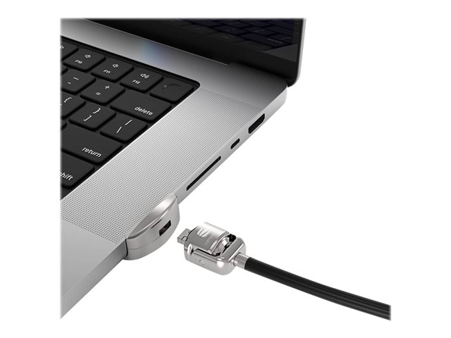 Compulocks Ledge Lock Adapter for MacBook Pro 16\" M1, M2 & M3 with Keyed Cable Lock - Security slot lock adapter - with key lock - for Apple MacBook Pro 16 (M1, M2)