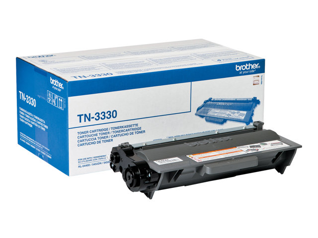 Brother TN3330 - Black - original - toner cartridge - for Brother DCP-8110, 8150, 8155, 8250, HL-5440, 5450, 5470, 6180, MFC-8510, 8520, 8710, 8950