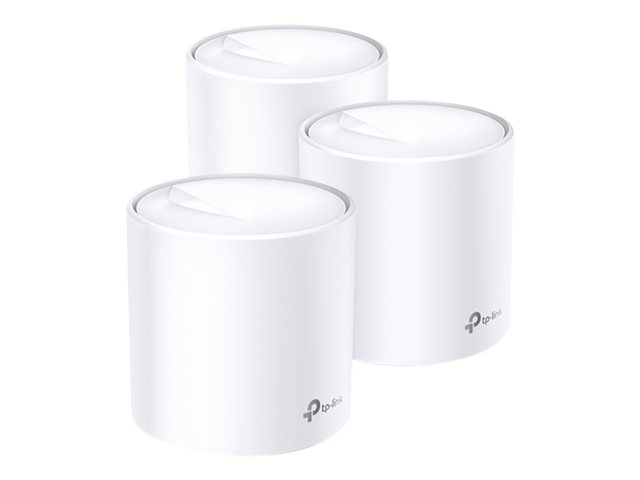 TP-Link Deco X20 - Wi-Fi system - (3 routers) 1GbE - Wi-Fi 6 - Dual Band