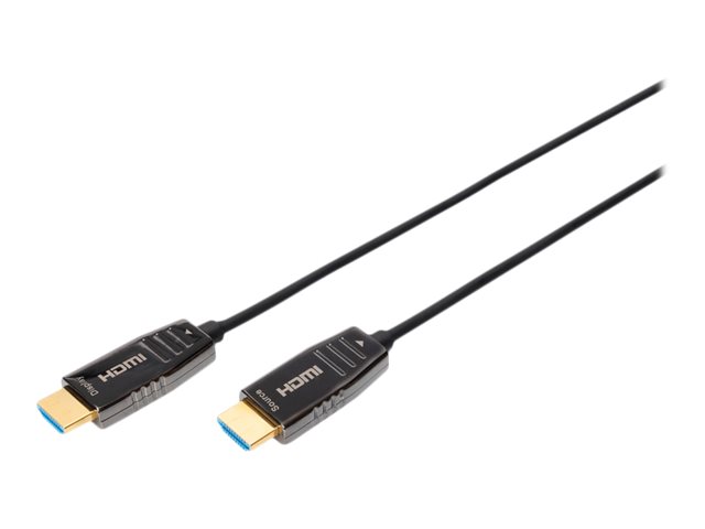 HDMI AOC Hybrid Fiber Optic Ca. Type A M/M 15m UHD 8K60Hz gold