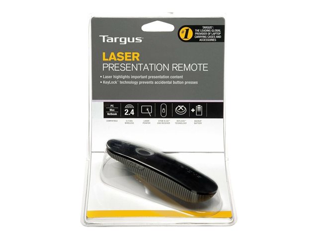Targus - Presentation remote control - RF - grey, black