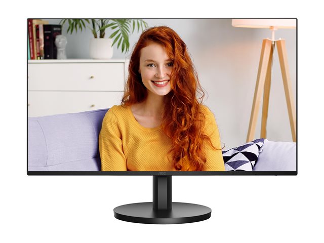 AOC Basic-line 24B3HA2 - LED monitor - 24\" (23.8\" viewable) - 1920 x 1080 Full HD (1080p) @ 100 Hz - IPS - 250 cd/m² - 1 ms - HDMI, VGA - speakers - black