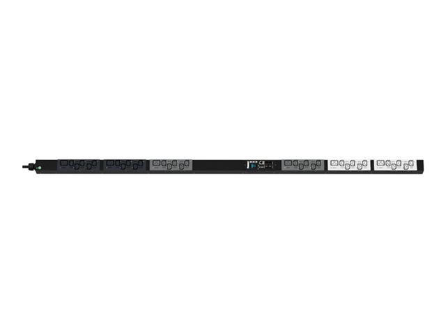 Panduit SmartZone G5 Monitored - Power distribution unit (rack-mountable) - AC 230 V - 7.4 kW - 7400 VA - 1-phase - Ethernet 10/100/1000 - input: IEC 60309 2P+E - output connectors: 32 (24 x IEC 60320 C13, 8 x IEC 60320 C19) - 3 m cord - EMEA - black