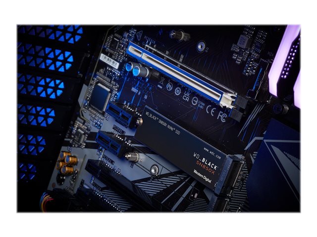 WD_BLACK SN850X WDS200T2X0E - SSD - encrypted - 2 TB - internal - M.2 2280 - PCIe 4.0 x4 (NVMe) - TCG Opal Encryption 2.01