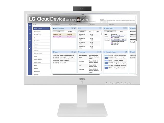 LG All-in-One Thin Client, 24\", FHD, Pentium CPU N6005, 256GB SSD, 8GB RAM, WIFI, BT, webcam, RFID Reader, IEC 60601, Windows10 IoT(+LG CDM) LTSC 2021