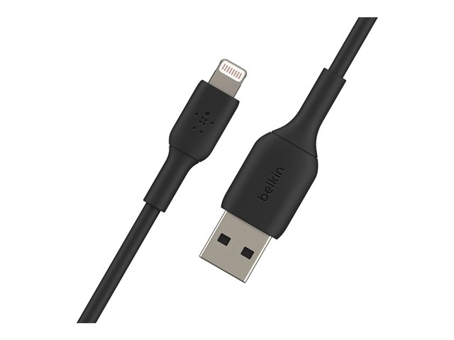 Belkin BoostCharge - Lightning cable - Lightning male to USB male - 1 m - black