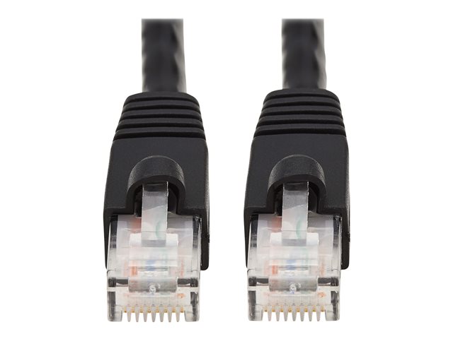 Eaton Tripp Lite Series Cat6a 10G Snagless UTP Ethernet Cable (RJ45 M/M), Black, 5 ft. (1.52 m) - Patch cable (DTE) - RJ-45 (M) to RJ-45 (M) - 1.52 m - UTP - CAT 6a - IEEE 802.3af - snagless, stranded - black