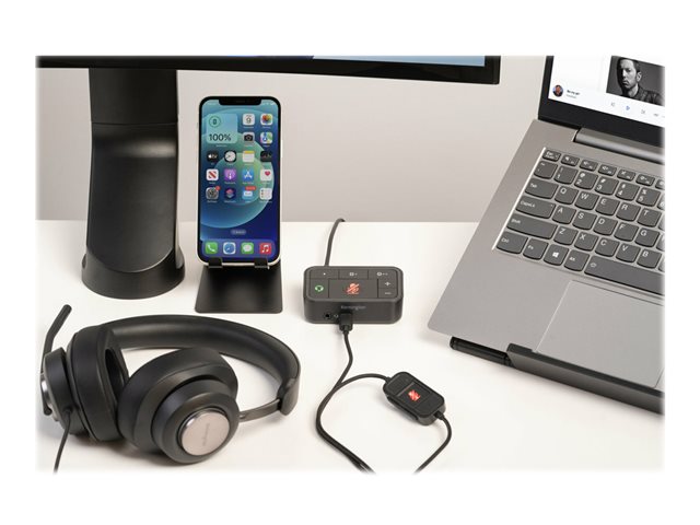 Kensington H2000 - Headset - full size - wired - USB-C - noise isolating