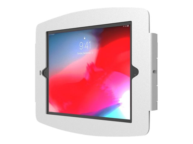Compulocks iPad 10.2\" Space Enclosure Wall Mount - Enclosure - for tablet - lockable - high-grade aluminium - white - screen size: 10.2\" - mounting interface: 100 x 100 mm - wall-mountable - for Apple 10.2-inch iPad (7th generation, 8th generation, 9th generation)