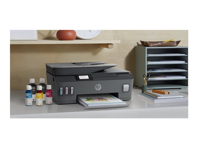 HP Smart Tank Plus 655 Wireless All-in-One - Multifunction printer - colour - ink-jet - refillable - Legal (216 x 356 mm) (original) - A4/Legal (media) - up to 10 ppm (copying) - up to 11 ppm (printing) - 100 sheets - 33.6 Kbps - USB 2.0, Wi-Fi(n), B